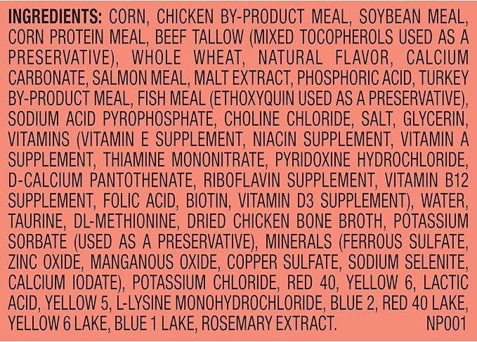 Meow Mix Gravy Bursts, Savory Salmon Flavor Kibble Mix, Gravy Filled Dry Cat Food, 3 lb. Bag