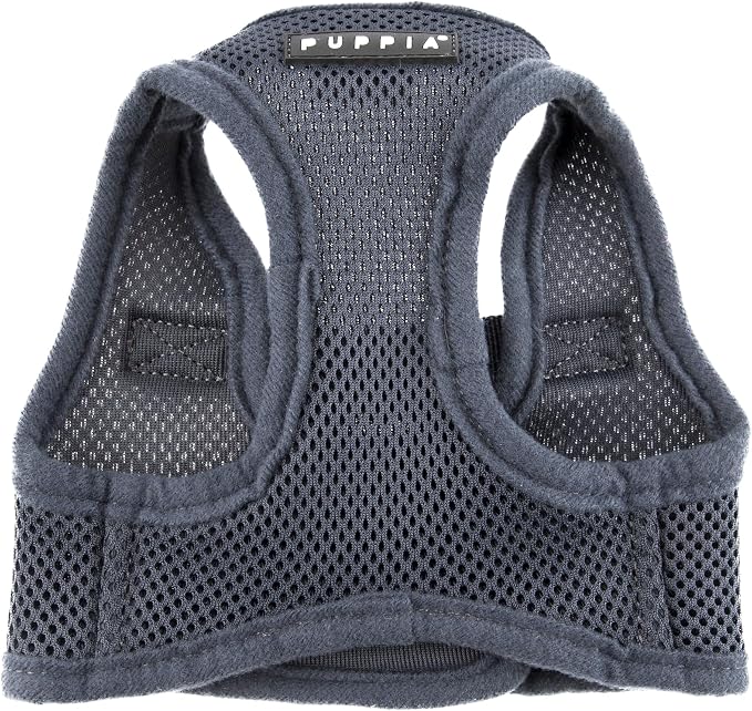 PUPPIA International Soft Vest Harness, Small, Grey
