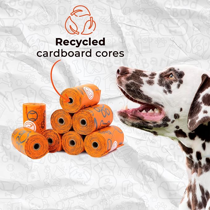 PEXTER Dog Poop Bags Rolls, Poop Bags for Dogs, Leak-Proof & Unscented Dog Waste Bags, Extra Strong Doggie Poop Bags & Doggy Poop Bags, 18 Dog Poop Bag Rolls, Dog Bags for Poop (270 Bags)