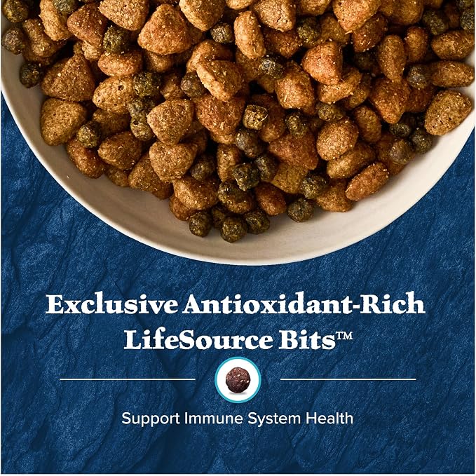 Blue Buffalo Wilderness Rocky Mountain Recipe Adult Dry Dog Food with Red Meat & Wholesome Grains, 34g Protein, Vibrant Energy for an Active Life, Made with Natural Ingredients, 24 lbs.