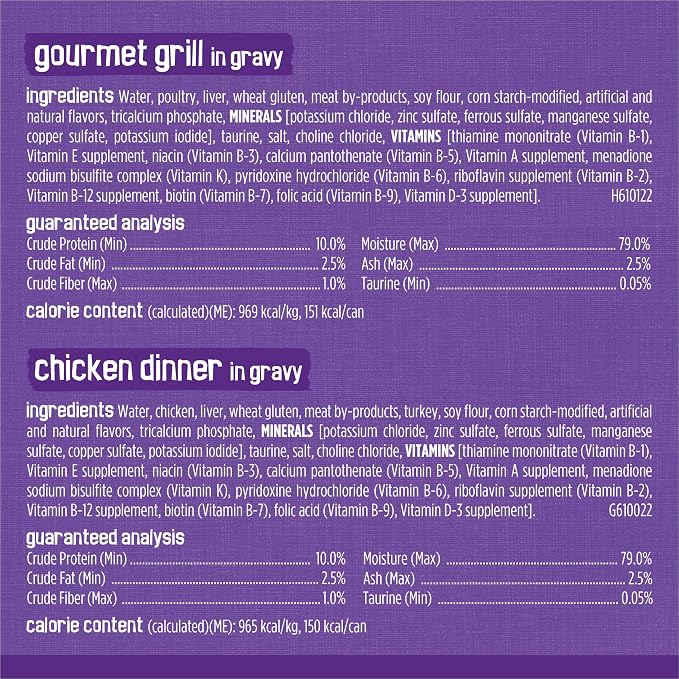 Purina Friskies Gravy Wet Cat Food Variety Pack, Meaty Bits - (Pack of 24) 5.5 oz. Cans