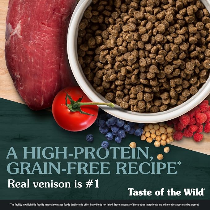 Taste of the Wild Appalachian Valley Adult Small Breed High Protein Grain-Free Recipe with Venison & Garbanzo Beans Dry Dog Food 14lb