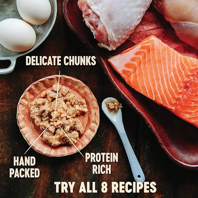Wellness CORE Signature Selects Chunky Adult Canned Wet Cat Food, Natural, Protein Rich, Grain Free, Chicken and Wild Salmon Entrée Recipe, 5.3 oz, Pack of 12 Cans