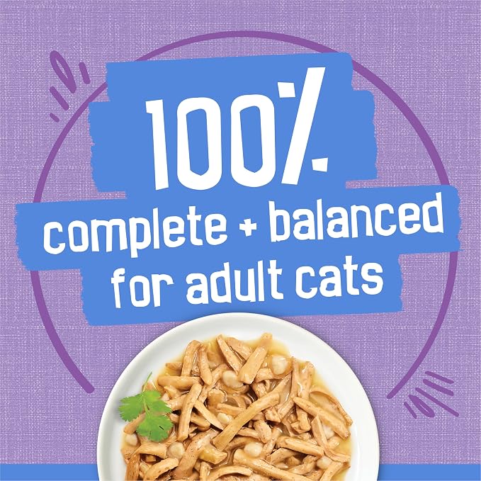 Friskies Purina Shreds Turkey and Cheese Dinner in Gravy High Protein Wet Cat Food - 5.5 oz. Cans,(Pack of 48)