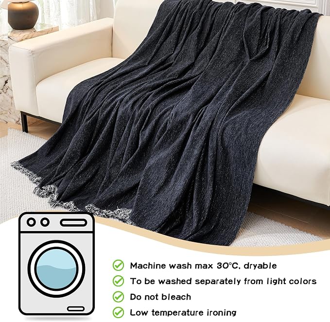 MYSKY HOME Couch Cover for Sectional Sofa, 2 Pieces Couch Covers for L Shape Sofa Cover, Furniture Protector for Pets, Kids, Sofa Slipcover for 2-3 Cushion Couch (71"x118"+71"x118", Navy Blue)