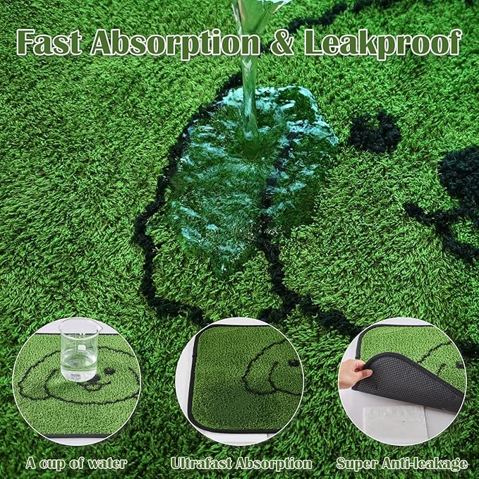 Qeils Reusable Puppy Pads, Washable Pee Pads for Dogs 2 Pack Durable Absorbent Leakproof Dog Training Pads for Home or Travel, Non-Slip Wee Wee Pads Potty Pads 36"x41"