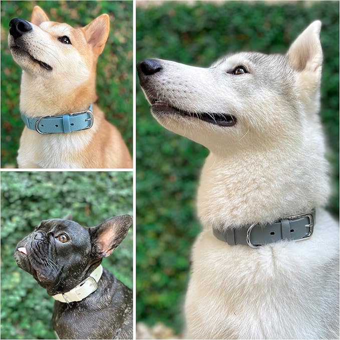 Tuff Pupper Classic Heavy Duty Dog Collar | 10x Stronger Than Leather | 100% Waterproof & Odor Proof Dog Collar | Tough Rust-Proof All Metal Hardware