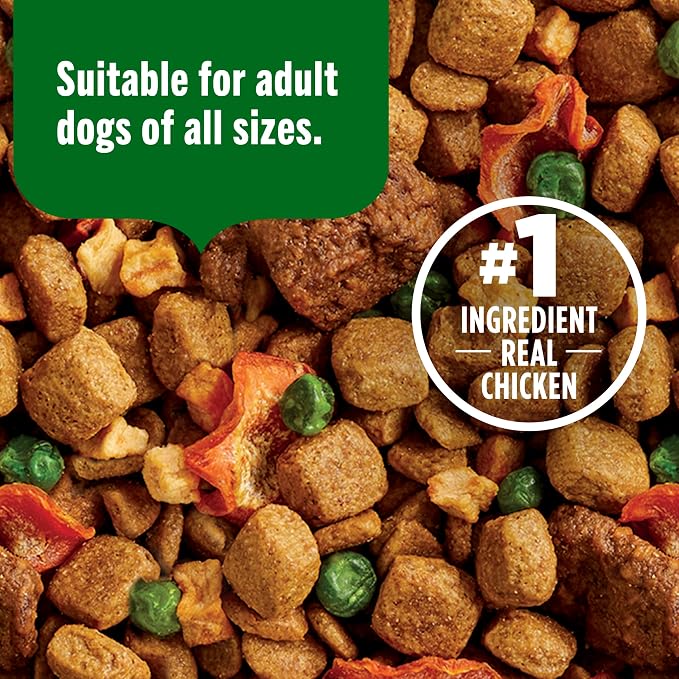 Nutrish Dish Chicken & Brown Rice Recipe with Veggie & Fruit Blend Dry Dog Food, 3.75 lb. Bag (Rachael Ray)