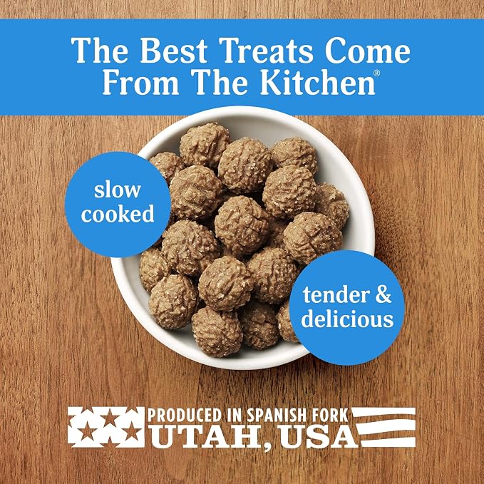 Milo's Kitchen Chicken Meatballs Dog Treats, 28 Oz. Bag (Pack of 4)
