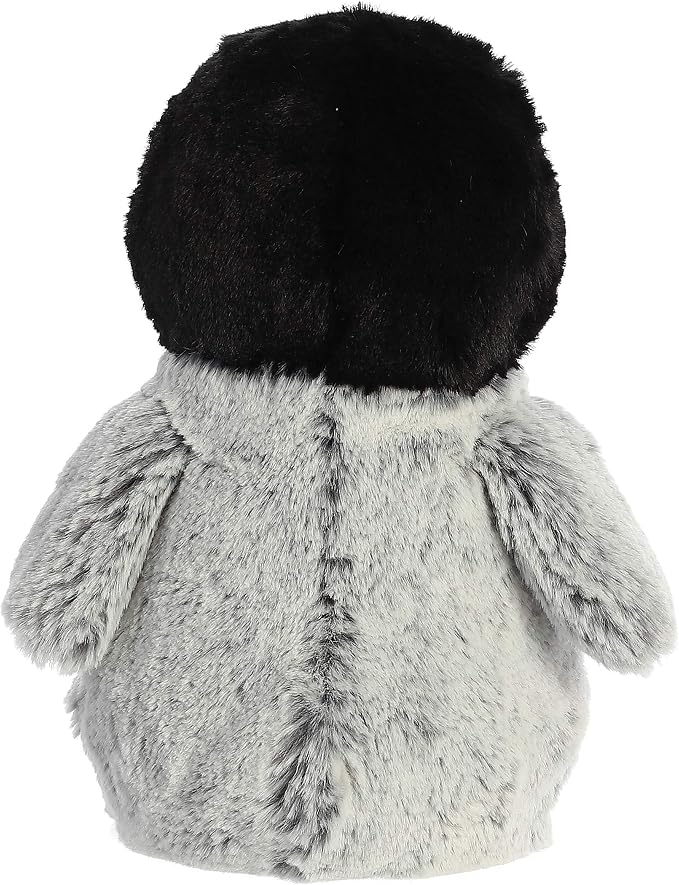 Aurora® Adorable Mini Flopsie™ Pippin Penguin™ Stuffed Animal - Mini Companions Ready for Playful Adventures - for Kids All Ages, Toddlers, Adults, and Families - Gray 6.5 Inches