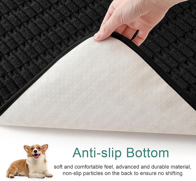 Foxdecor Couch Cover Sofa Covers Washable, Dog Bed Cover Couch Covers for 3 Cushion Couch Sofa Pet Friendly, Dog Couch Cover Furniture Covers for Pets.(Black 58x82 inch)