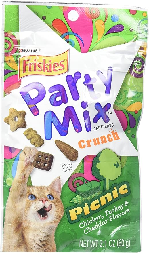 Friskies Beachside Crunch Party Mix Cat Treats 2.1 0z