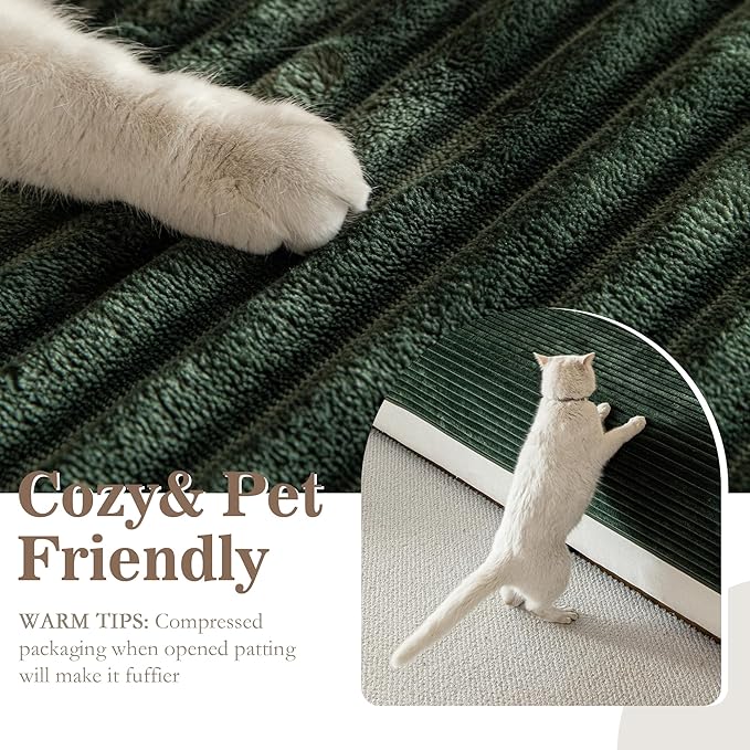 MYSKY HOME 100% Waterproof Couch Cover, Couch Covers for Dogs Washable, Non Slip Couch Covers for 3 Cushion Sofa Pet Friendly, Thick Sofa Covers Slipcovers Furniture Protector, Moss Green, 35"x82.7"