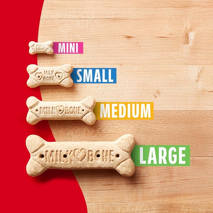Milk-Bone Crunchy Medium Dog Treats, 4 Lb. Box, Original Beef Flavor