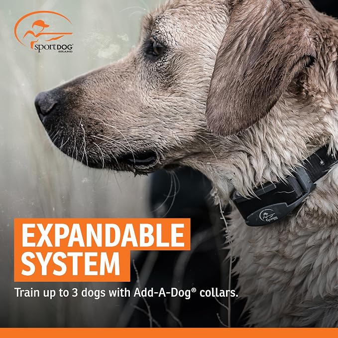 SportDOG SportHunter 825X Remote Dog Training Collar - 1/2 Mile Range, 21 Static Levels, Tone & Vibration, No-Look Dial, DryTek Waterproof, Up to 70 Hrs Battery Life, Expandable to 3 Dogs