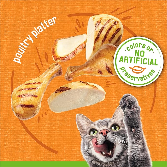 Purina Friskies Wet Cat Food Pate, Poultry Platter - (Pack of 24) 5.5 oz. Cans