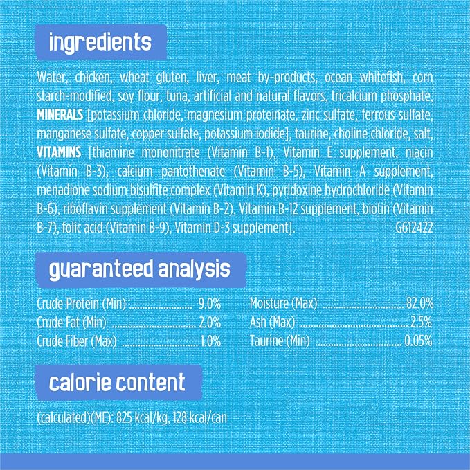 Purina Friskies Shreds With Ocean Whitefish and Tuna in Sauce Wet Cat Food - (Pack of 24) 5.5 oz. Cans