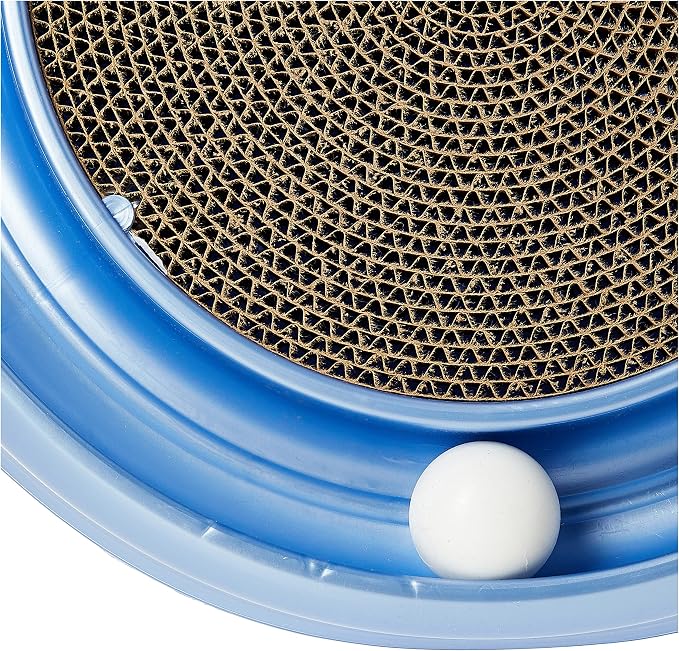 Coastal Pet Turbo Scratcher Cat Toy - Cardboard Cat Scratcher Pad with Cat Toy Ball Track and Catnip (1 Pack)