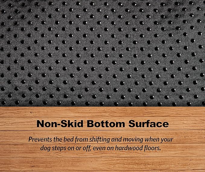 MidWest Homes for Pets XS QuietTime Deluxe Gray Ombré Swirl Plush Pet Bed, Machine Washable, Non-Skid Bottom, Soft Crate Mat for 22-inch Crates