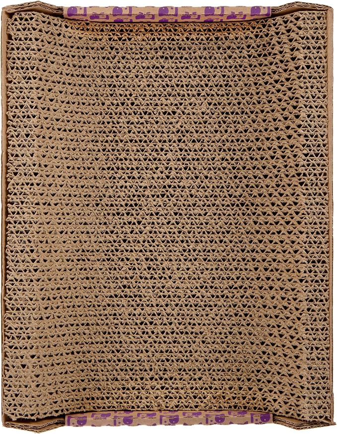 SmartyKat Super Scratcher Chaise Corrugated Cat Scratcher, Catnip Infusion Technology - Brown, One Size